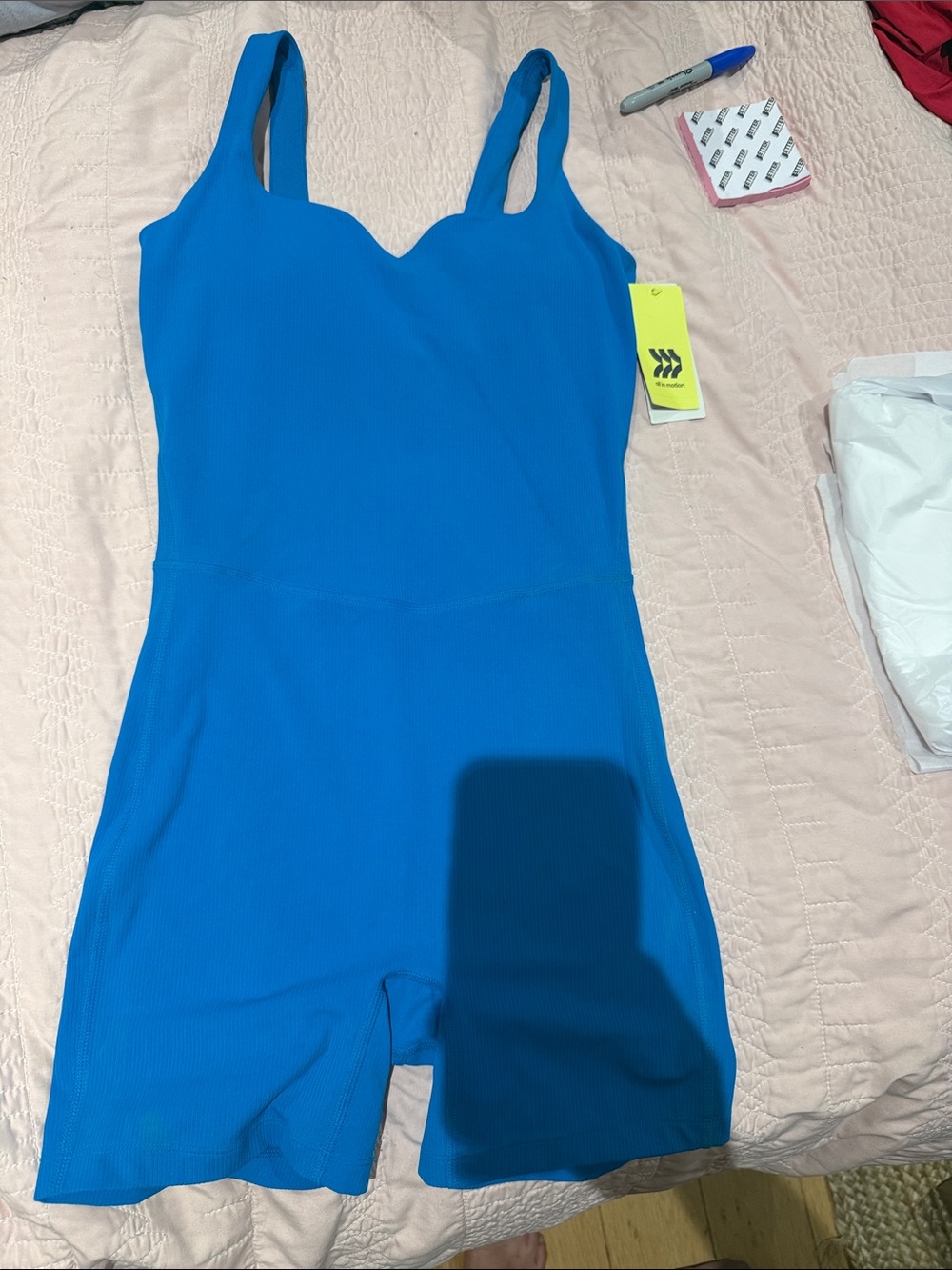 all in motion Bright Blue Girls One-Piece Bodysuit